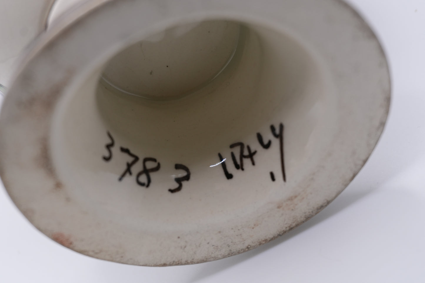 Vintage European Hand-Painted Apothecary Jar 'Natrium'