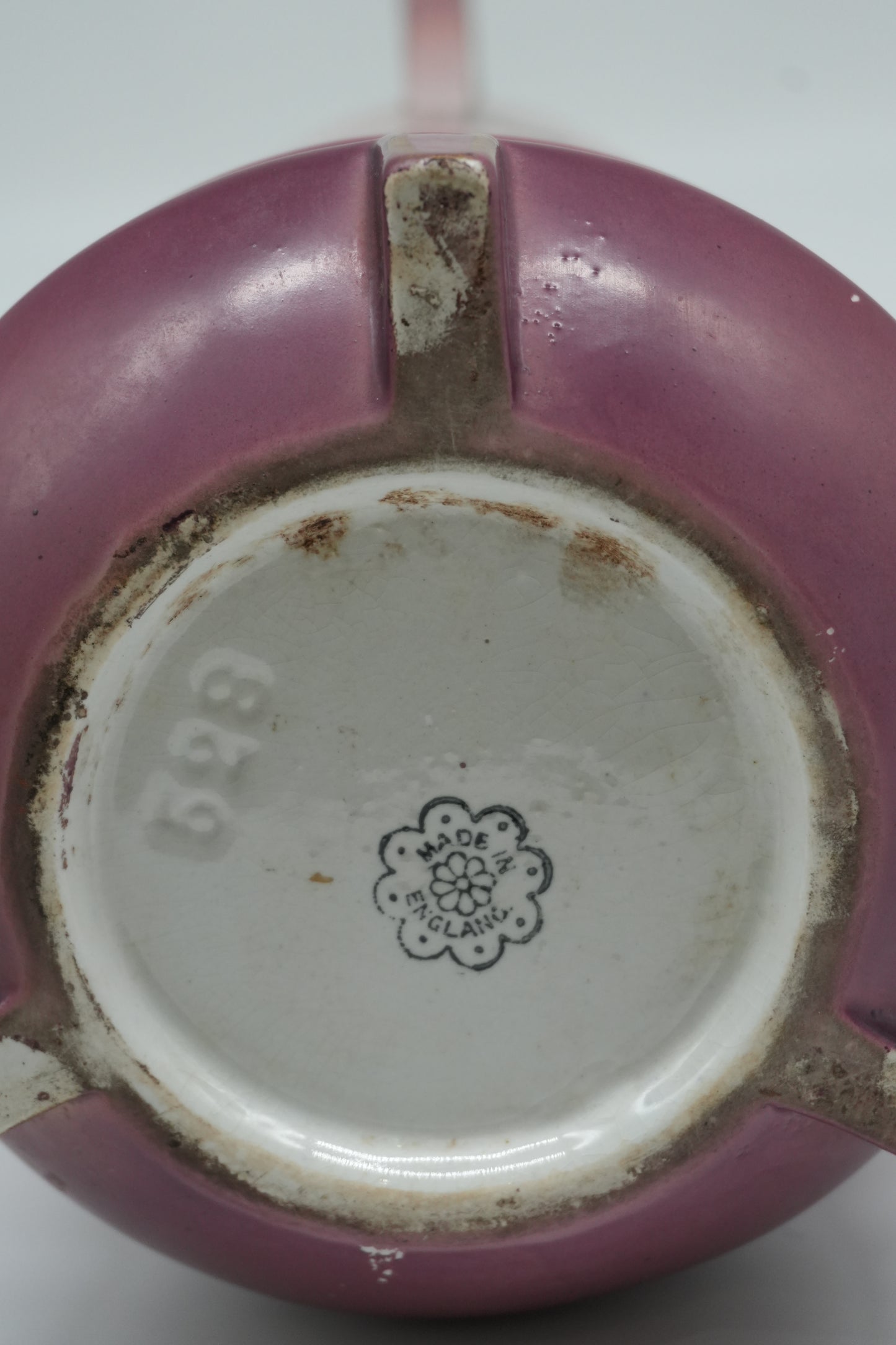 Vintage English Landscape Vase with Twin Handles