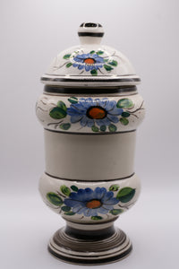 Vintage European Hand-Painted Apothecary Jar 'Natrium'