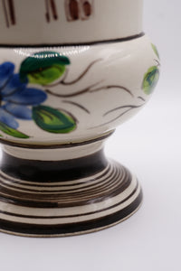 Vintage European Hand-Painted Apothecary Jar 'Natrium'
