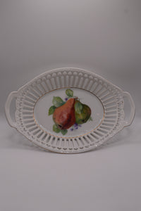 Vintage Pierced Porcelain Serving Bowls – Set of 4