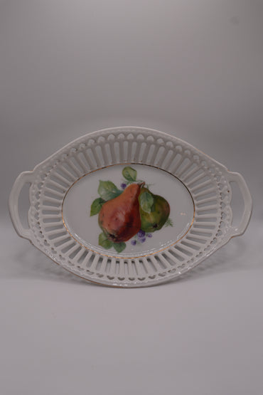 Vintage Pierced Porcelain Serving Bowls – Set of 4