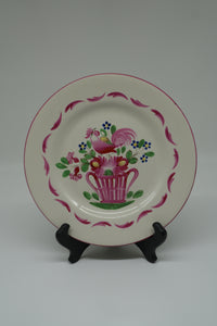 Pair of Hand-Painted French Faience Rooster Plates | Hôtel de Ville France