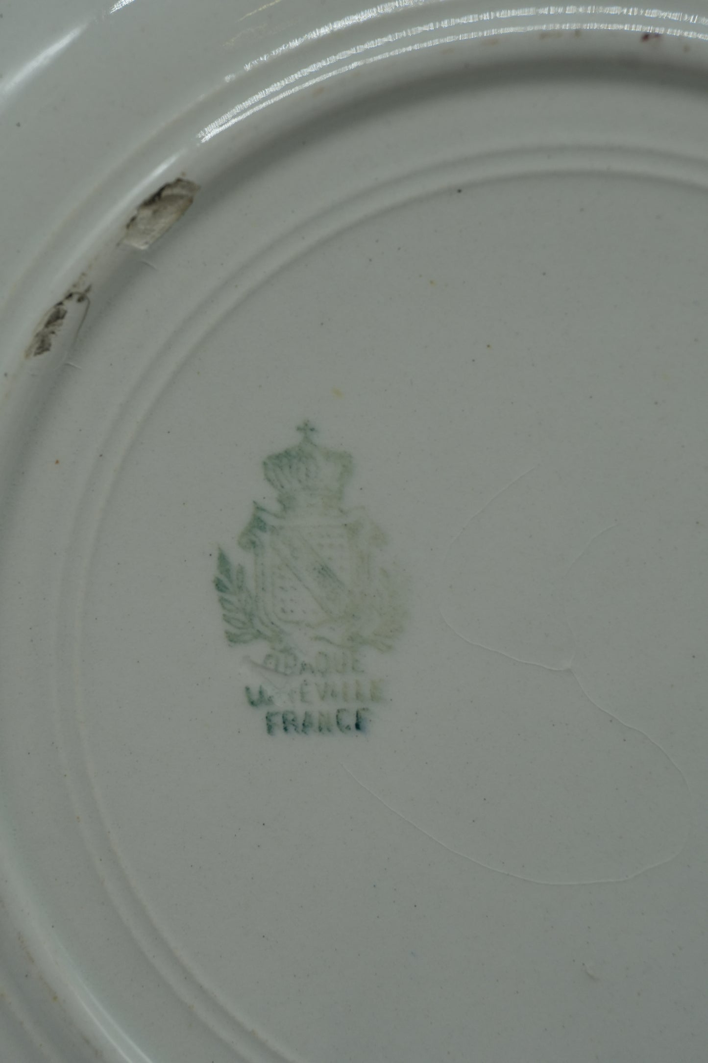 Pair of Hand-Painted French Faience Rooster Plates | Hôtel de Ville France