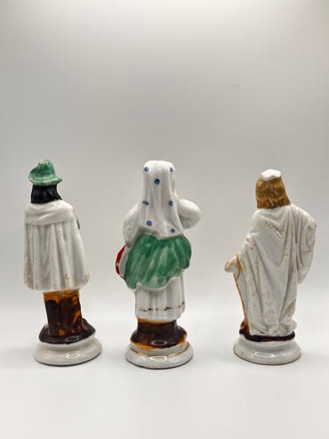 Vintage European Porcelain Figurines – Set of 3