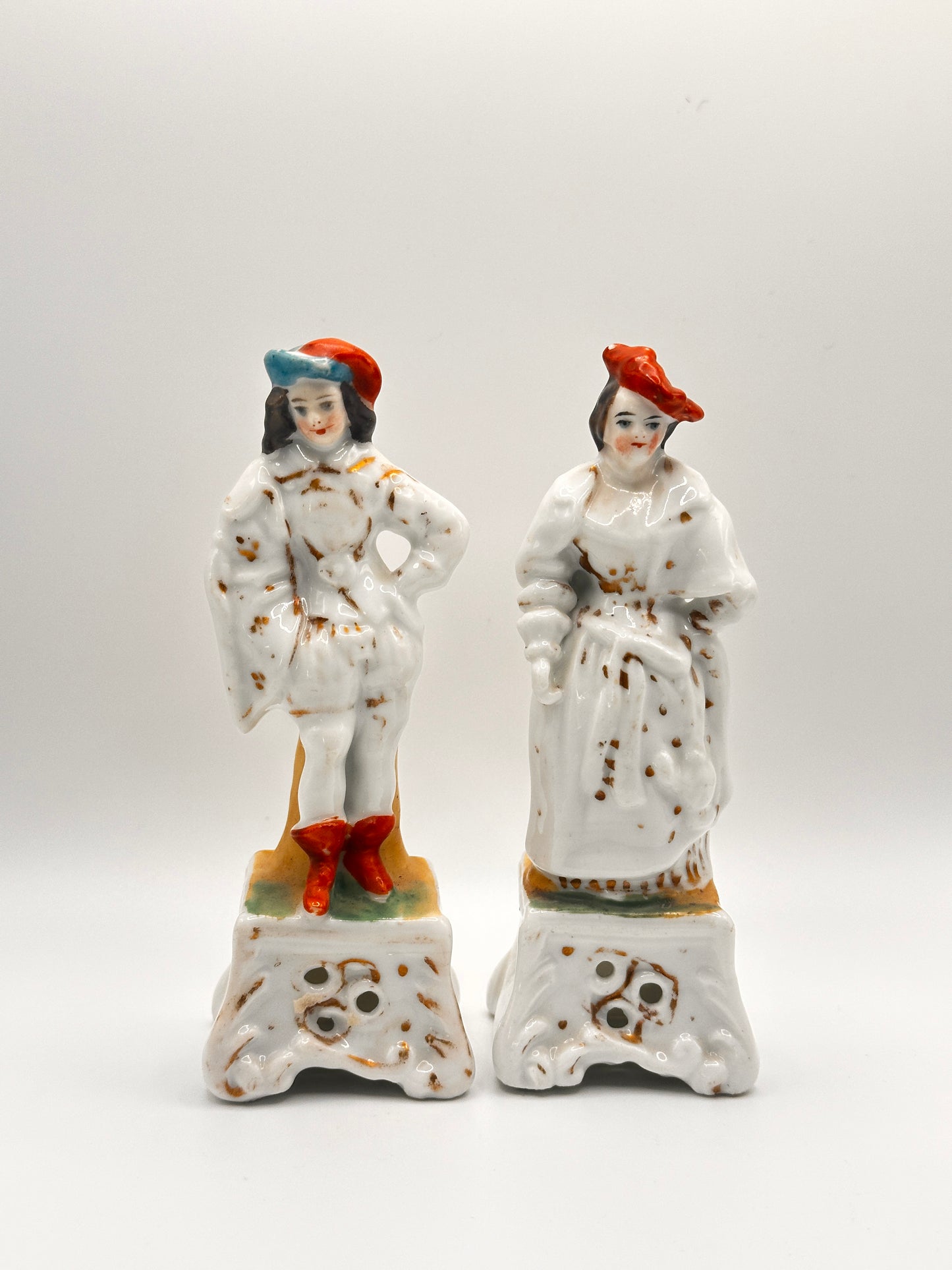 Vintage European Porcelain Figurine Set – Couple