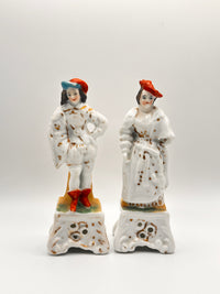 Vintage European Porcelain Figurine Set – Couple