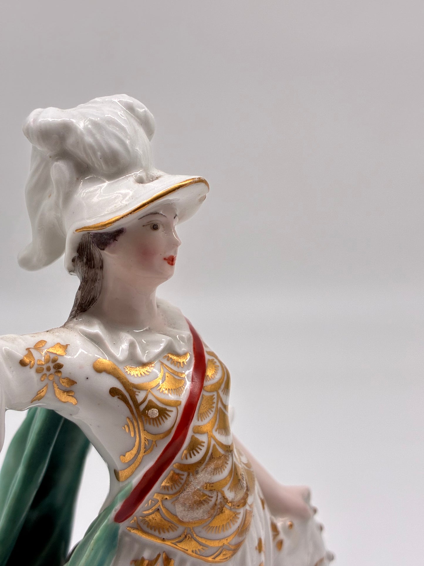 Vintage European Commedia dell'Arte Porcelain Figurines – Set of 2