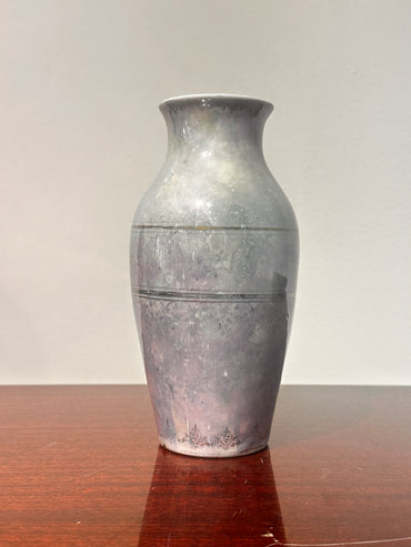 Porcelain Portrait Vase with Gilded Medallion – Circa 1880–1920