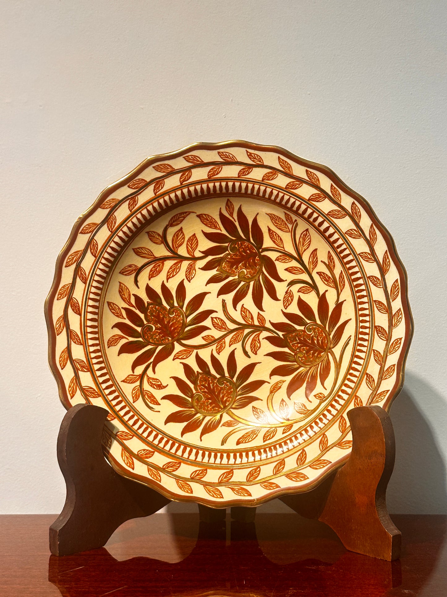 KPZ Gouda Holland – 'Riche' Floral Wall Plate
