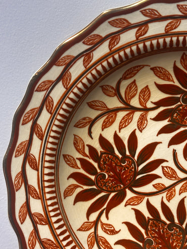 KPZ Gouda Holland – 'Riche' Floral Wall Plate